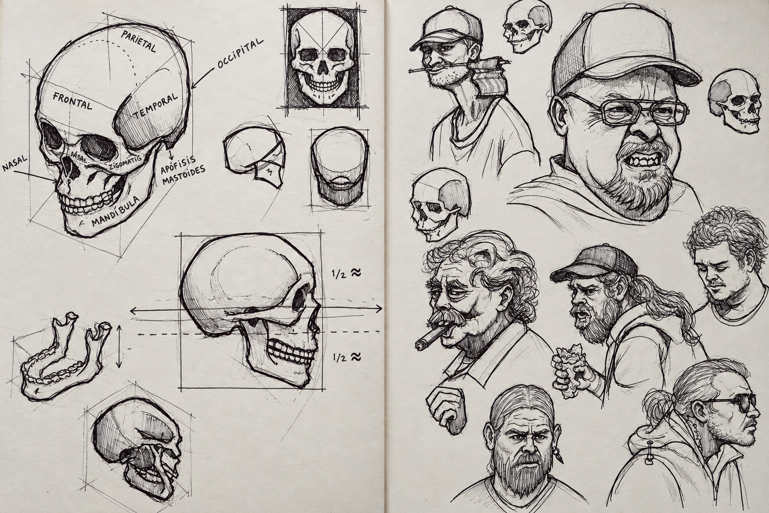 Pages from my sketchbook