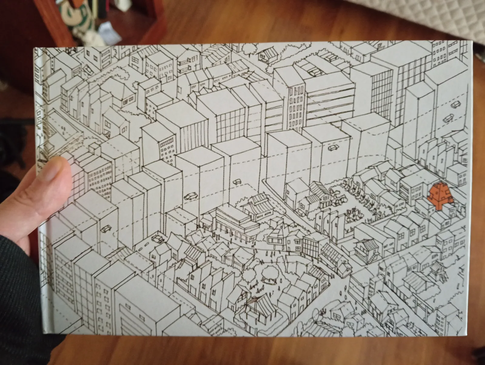 Cover of my Architecture Master's thesis, In-Between Us
