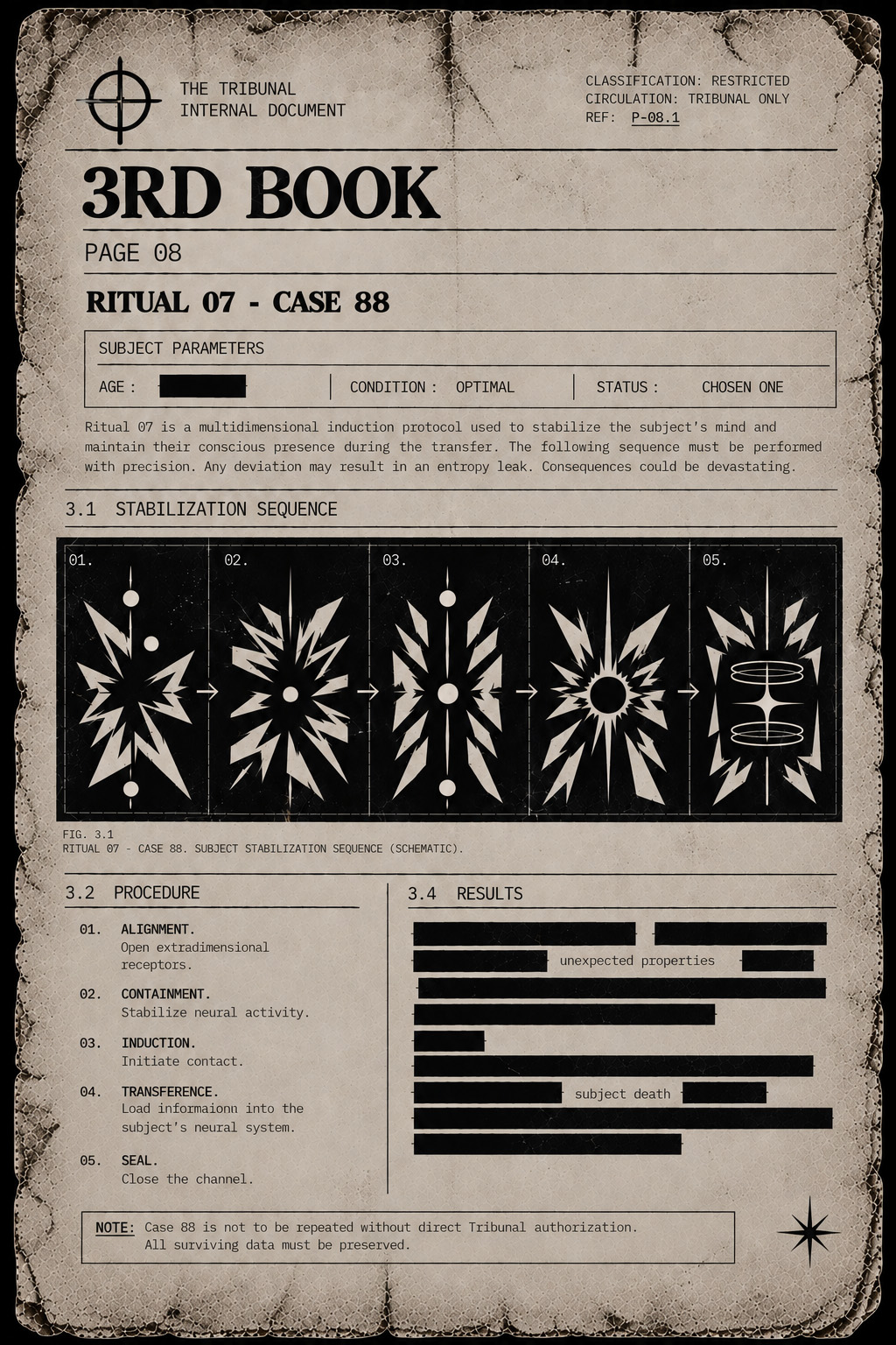 3rd Book, Page 08 — Ritual 07 Case 88