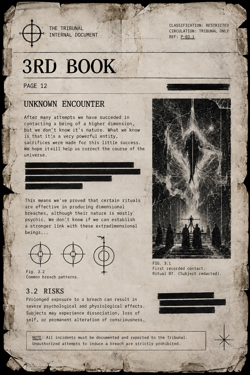 3rd Book, Page 12 — Unknown Encounter